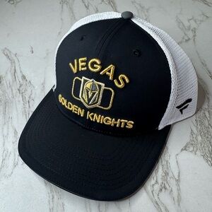 Fanatics White and Black Mesh Snapback Hat